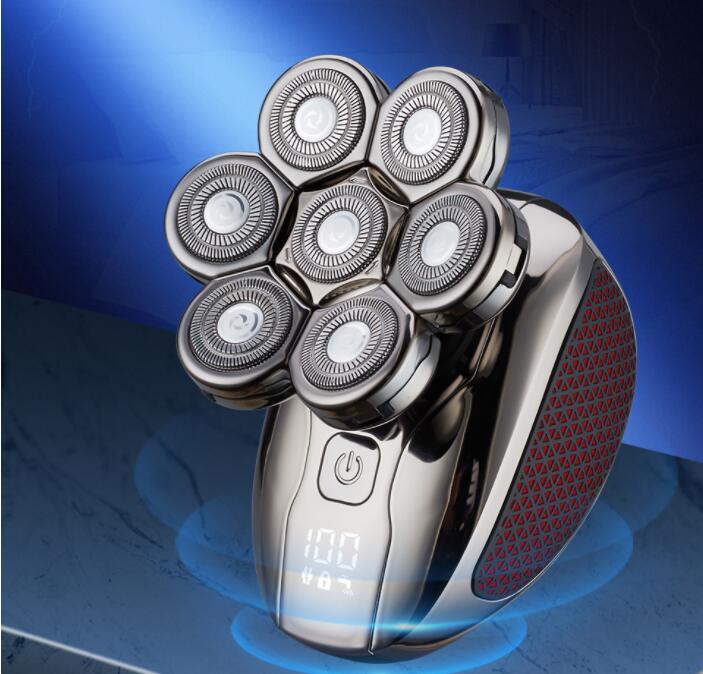 Seven-blade Razor Digital Washable Men's Shaving Machine